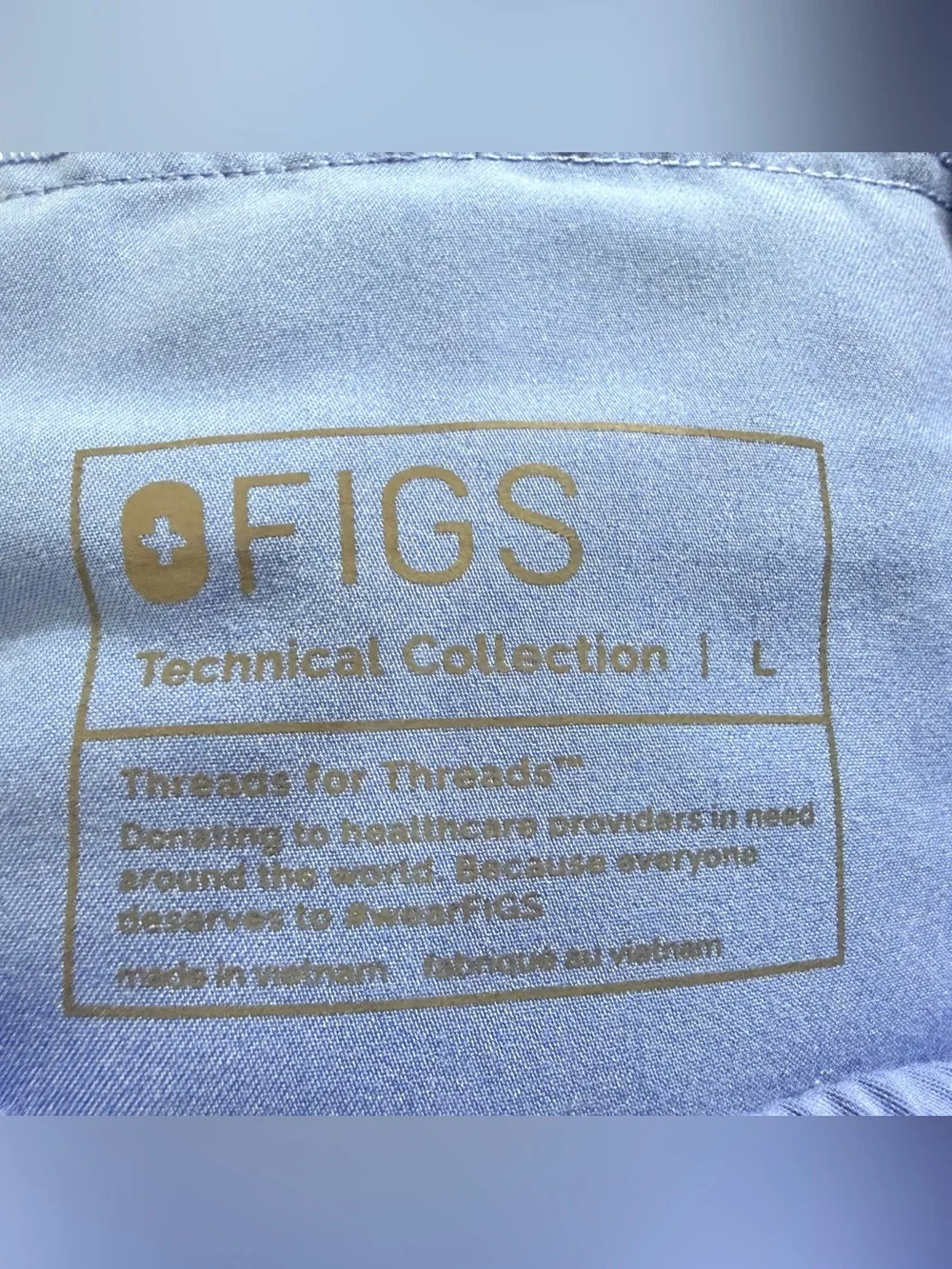 FIGS 2 pair Tansen Jogger Scrub Pants size Large blue